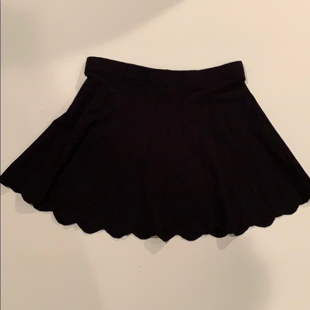 Candie’s Scalloped Knit Skater Skirt - NWT